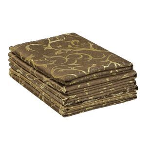 6Pack Cocktail Napkins for Dinner Wedding Restaurant Party 19x19Inch Coffee